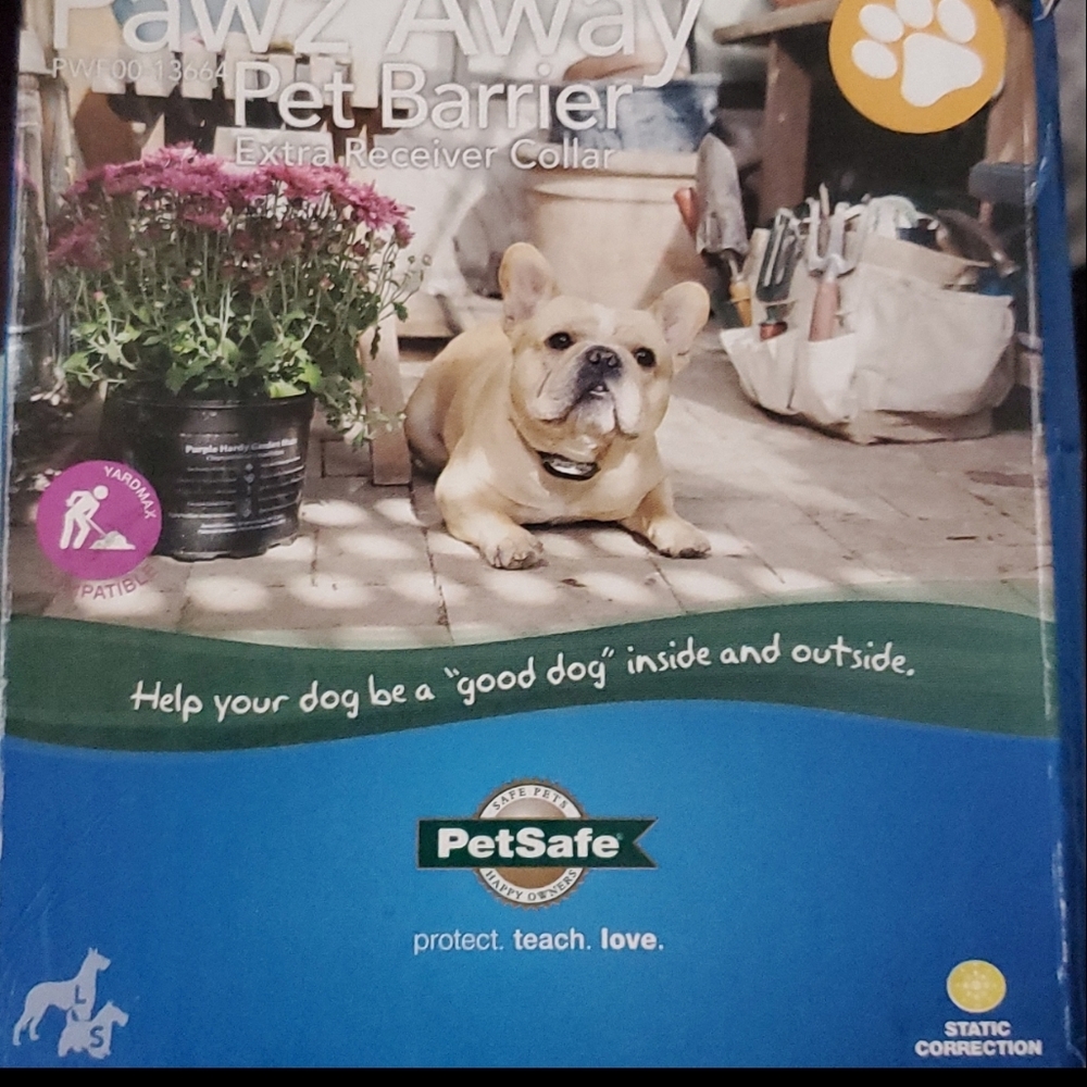 PetSafe Pawz Away Extra Indoor/Outdoor Collar, Black